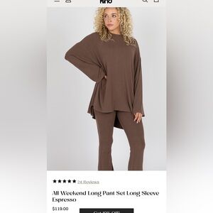 All Weekend Long Pant Set - Long Sleeve